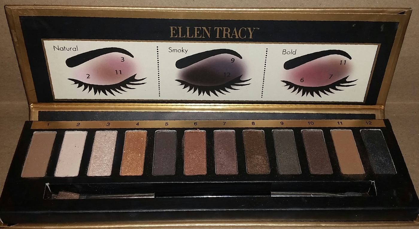 Ellen Tracy Eye Essentials Natural Smokey eye Collection~ New 12 color